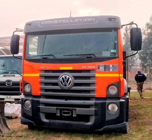 Recuperan en Cartagena  dos camiones que mantenían encargo por robo