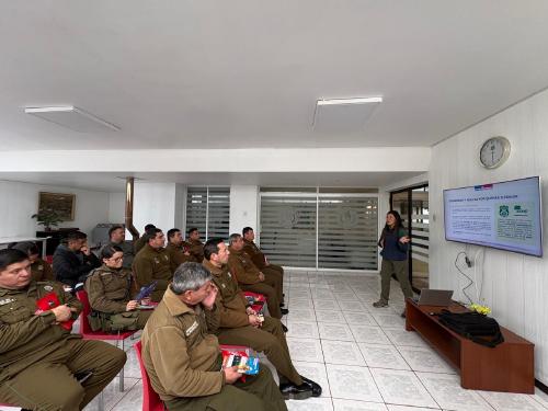 Capacitan a carabineros de la provincia de San Antonio en fiscalización de quemas silvoagropecuarias